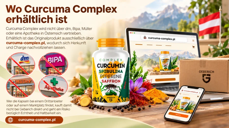 Curcuma Complex – Bestellung über die offizielle Website in Österreich