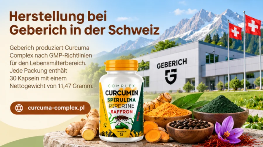 Curcuma Complex – Herstellung bei Geberich in der Schweiz