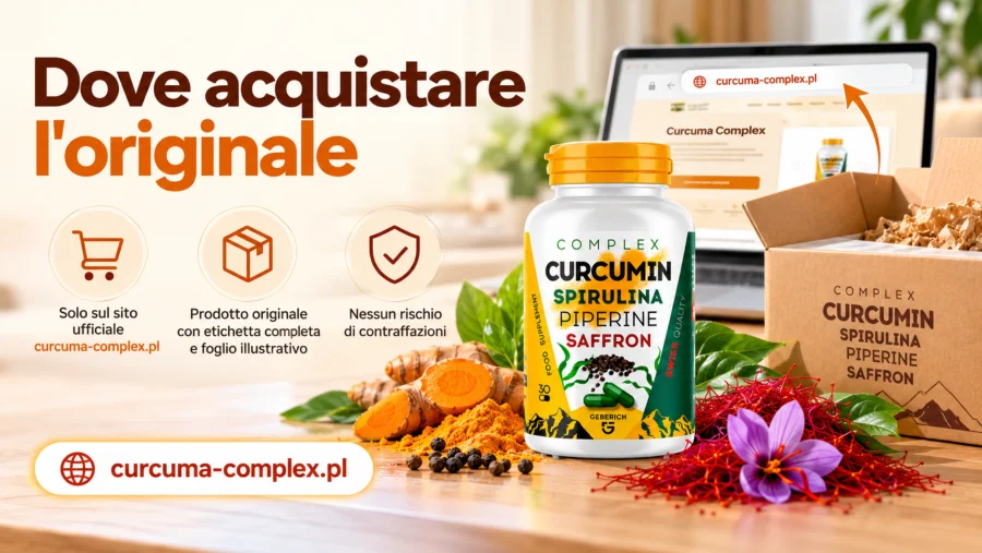 Curcuma Complex — pipérine BioPerine pour une meilleure absorption de la curcumine
